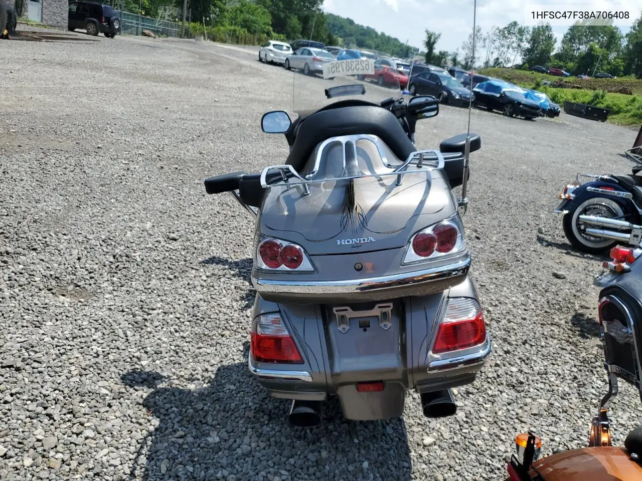 2008 Honda Gl1800 VIN: 1HFSC47F38A706408 Lot: 62538795