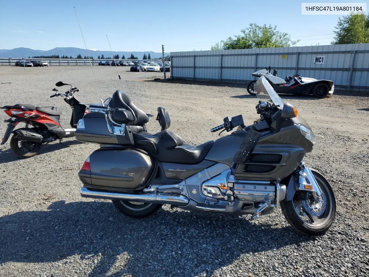 2009 Honda Gl1800 Abs VIN: 1HFSC47L19A801184 Lot: 58782725