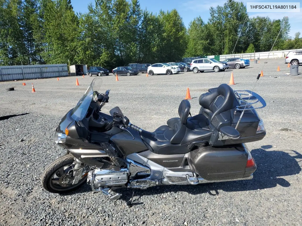 2009 Honda Gl1800 Abs VIN: 1HFSC47L19A801184 Lot: 58782725