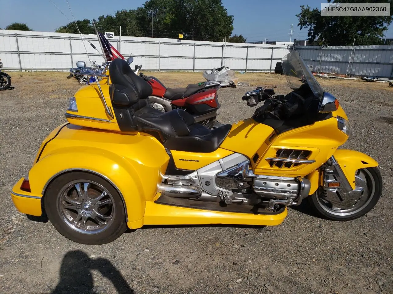 2010 Honda Gl1800 VIN: 1HFSC47G8AA902360 Lot: 56170625