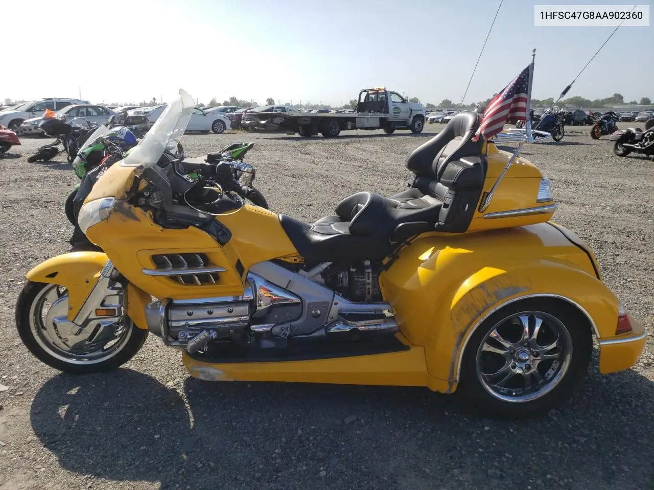 2010 Honda Gl1800 VIN: 1HFSC47G8AA902360 Lot: 56170625