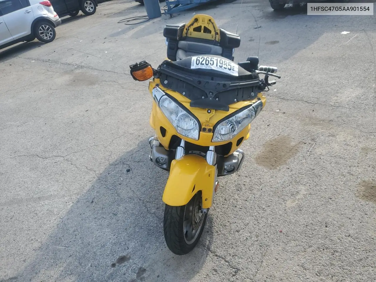 2010 Honda Gl1800 VIN: 1HFSC47G5AA901554 Lot: 62651985