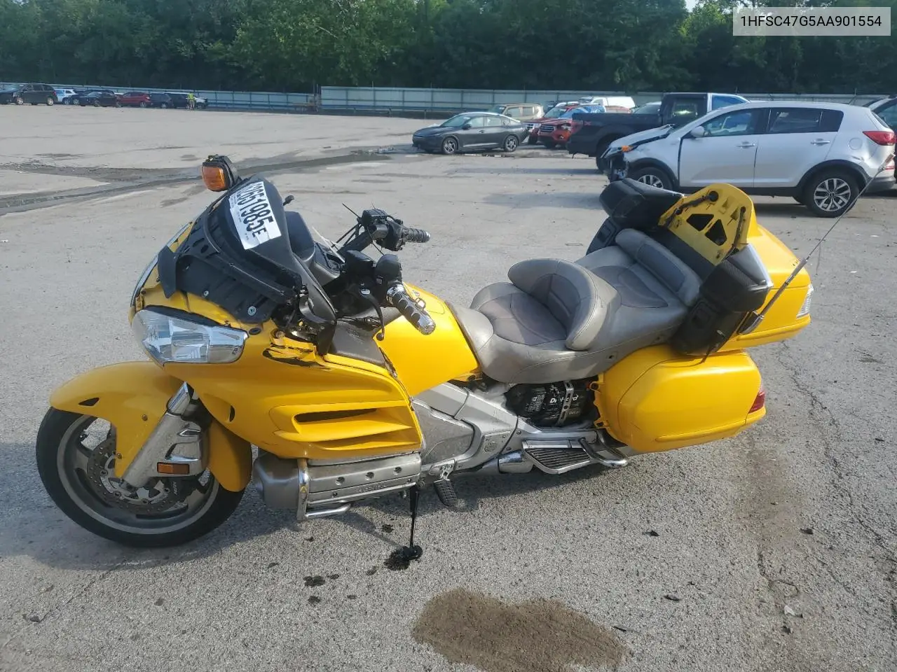2010 Honda Gl1800 VIN: 1HFSC47G5AA901554 Lot: 62651985