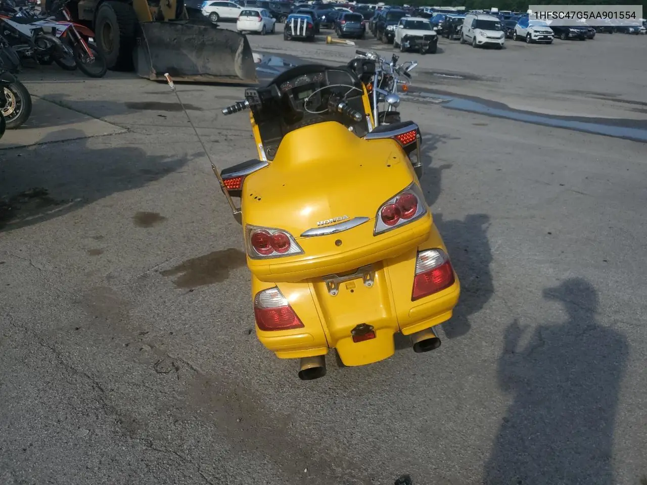 2010 Honda Gl1800 VIN: 1HFSC47G5AA901554 Lot: 62651985