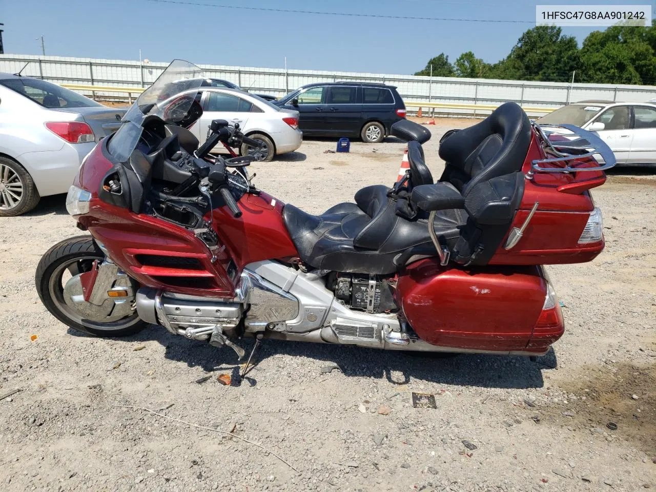 2010 Honda Gl1800 VIN: 1HFSC47G8AA901242 Lot: 62998744