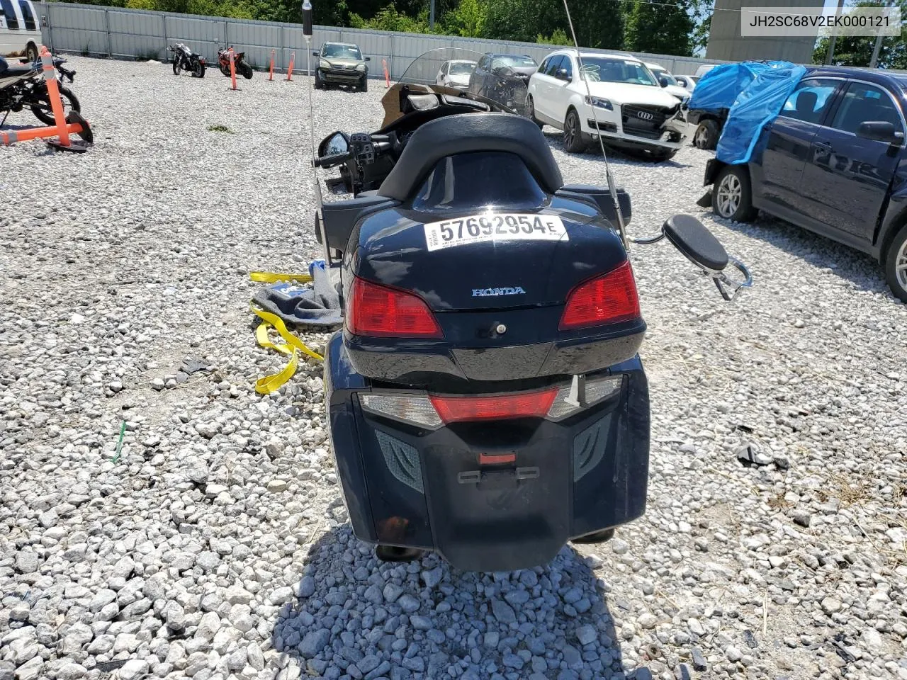 2014 Honda Gl1800 G VIN: JH2SC68V2EK000121 Lot: 57692954
