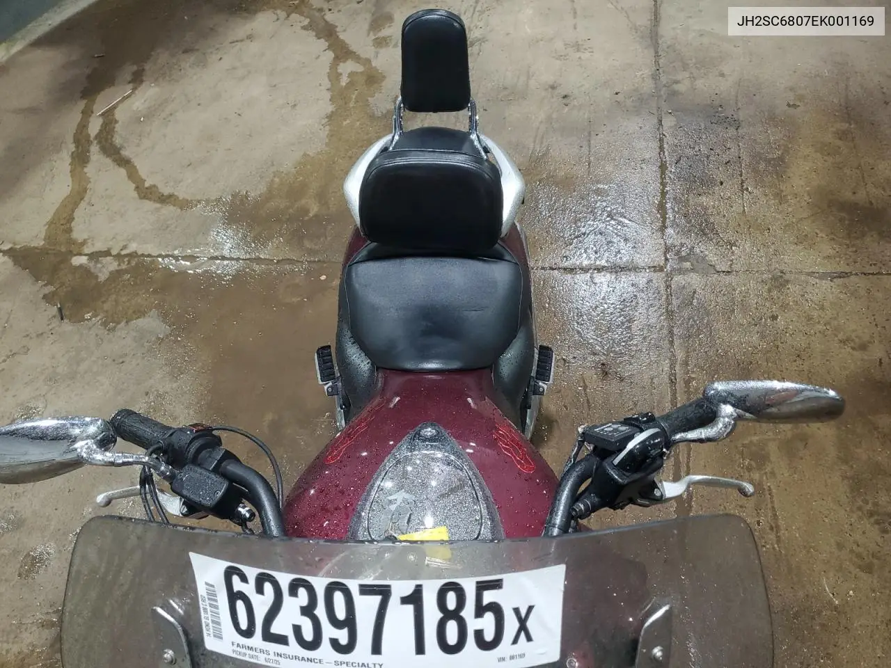 2014 Honda Gl1800 C VIN: JH2SC6807EK001169 Lot: 62397185