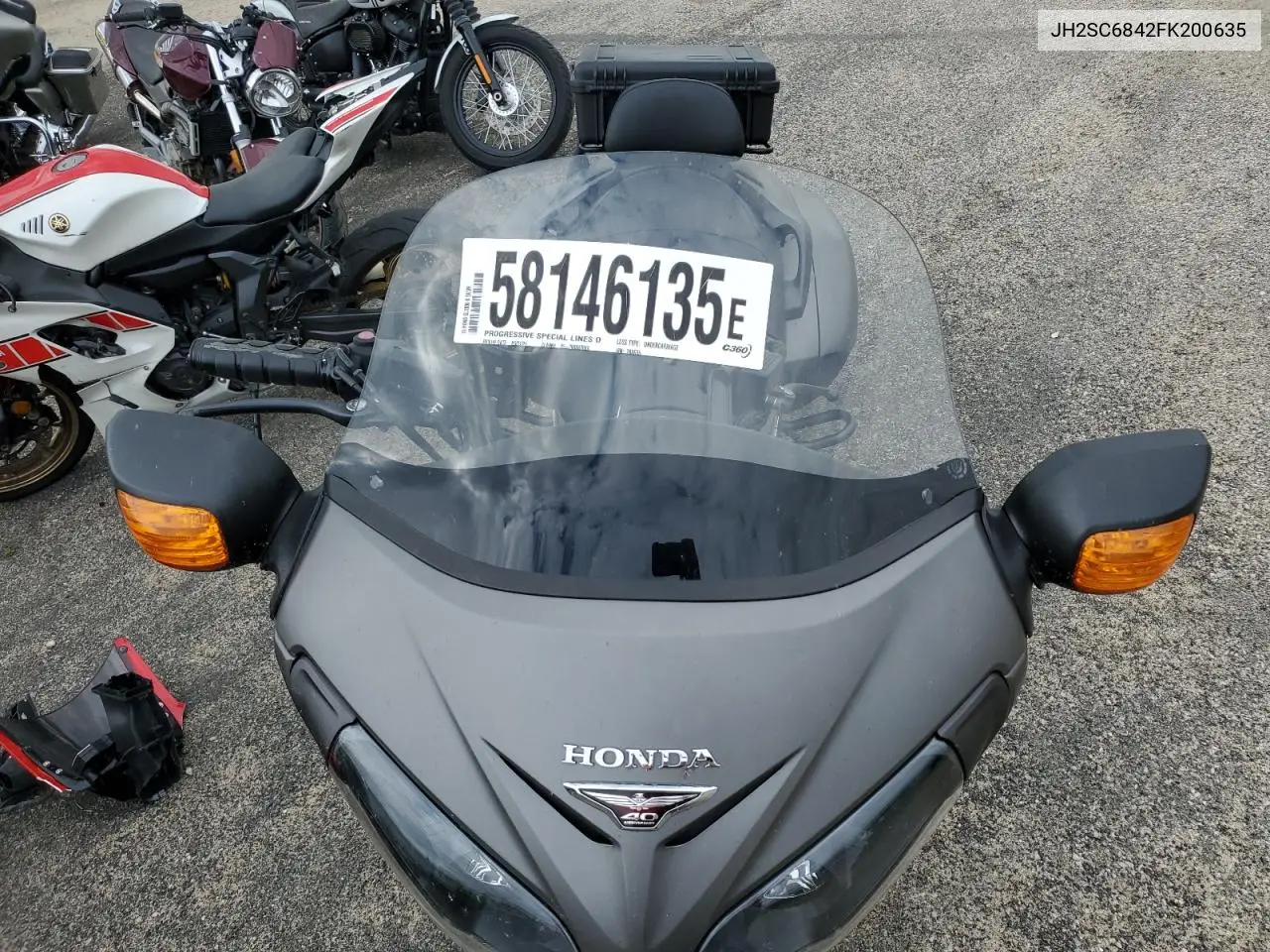 2015 Honda Gl1800 B VIN: JH2SC6842FK200635 Lot: 58146135