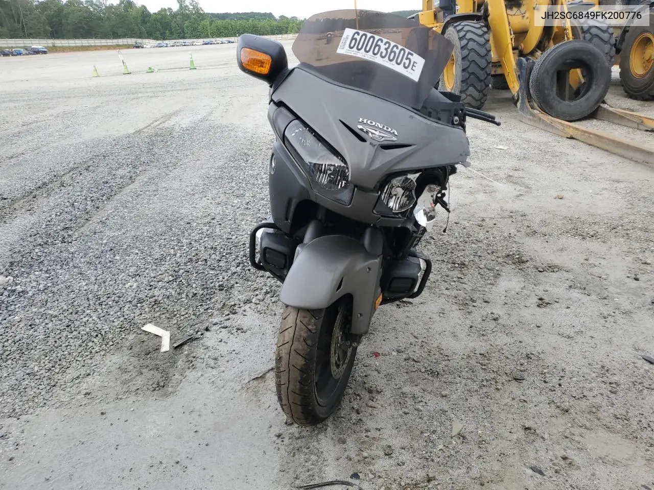 2015 Honda Gl1800 B VIN: JH2SC6849FK200776 Lot: 60063605