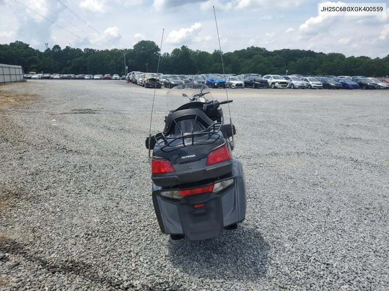 2016 Honda Gl1800 VIN: JH2SC68GXGK400559 Lot: 60623415