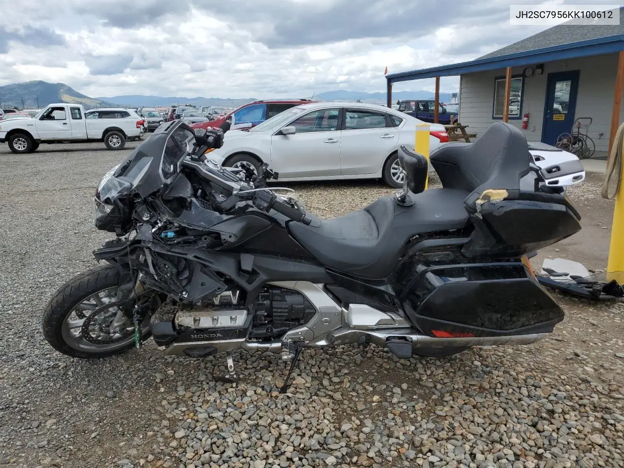 2019 Honda Gl1800 D VIN: JH2SC7956KK100612 Lot: 61976475