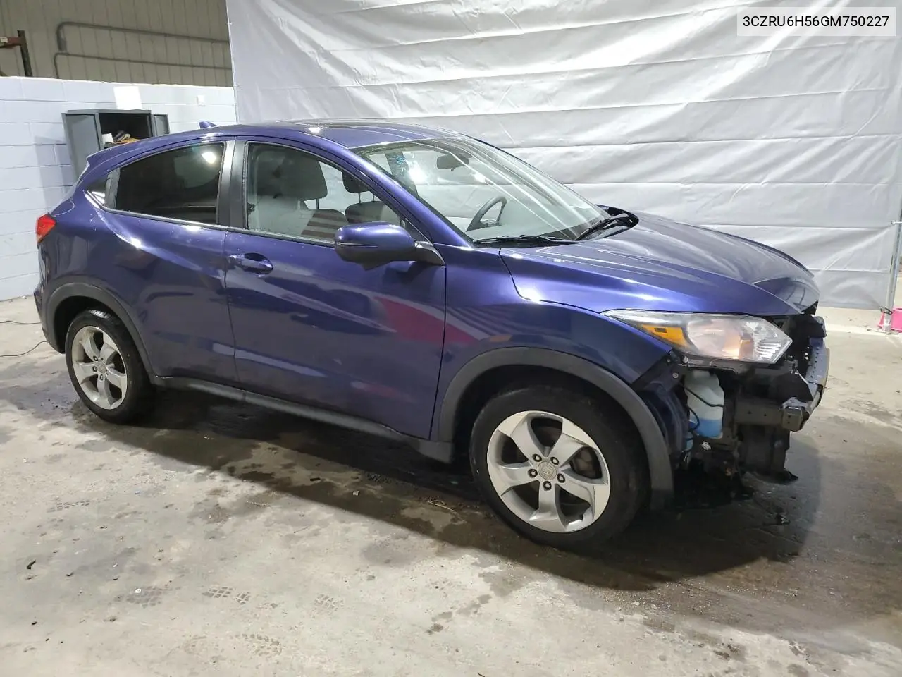 2016 Honda Hr-V Ex VIN: 3CZRU6H56GM750227 Lot: 51740255
