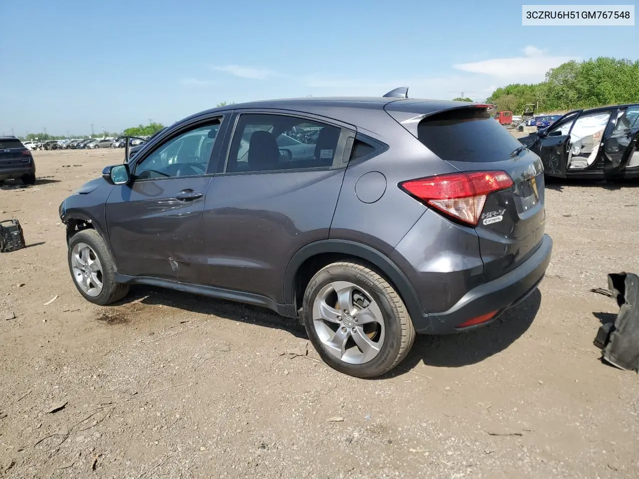 2016 Honda Hr-V Ex VIN: 3CZRU6H51GM767548 Lot: 56331125