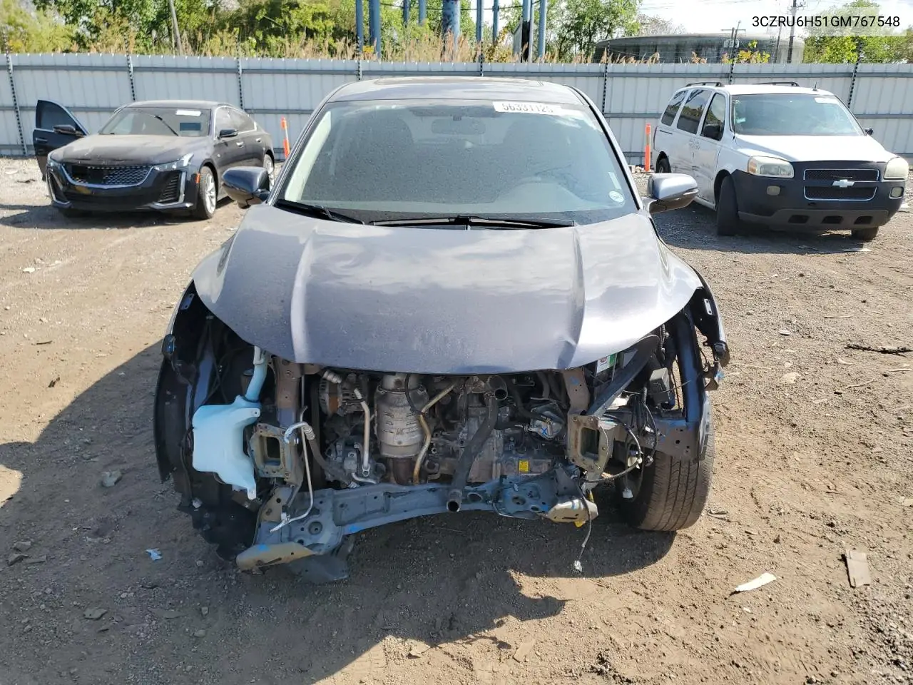2016 Honda Hr-V Ex VIN: 3CZRU6H51GM767548 Lot: 56331125