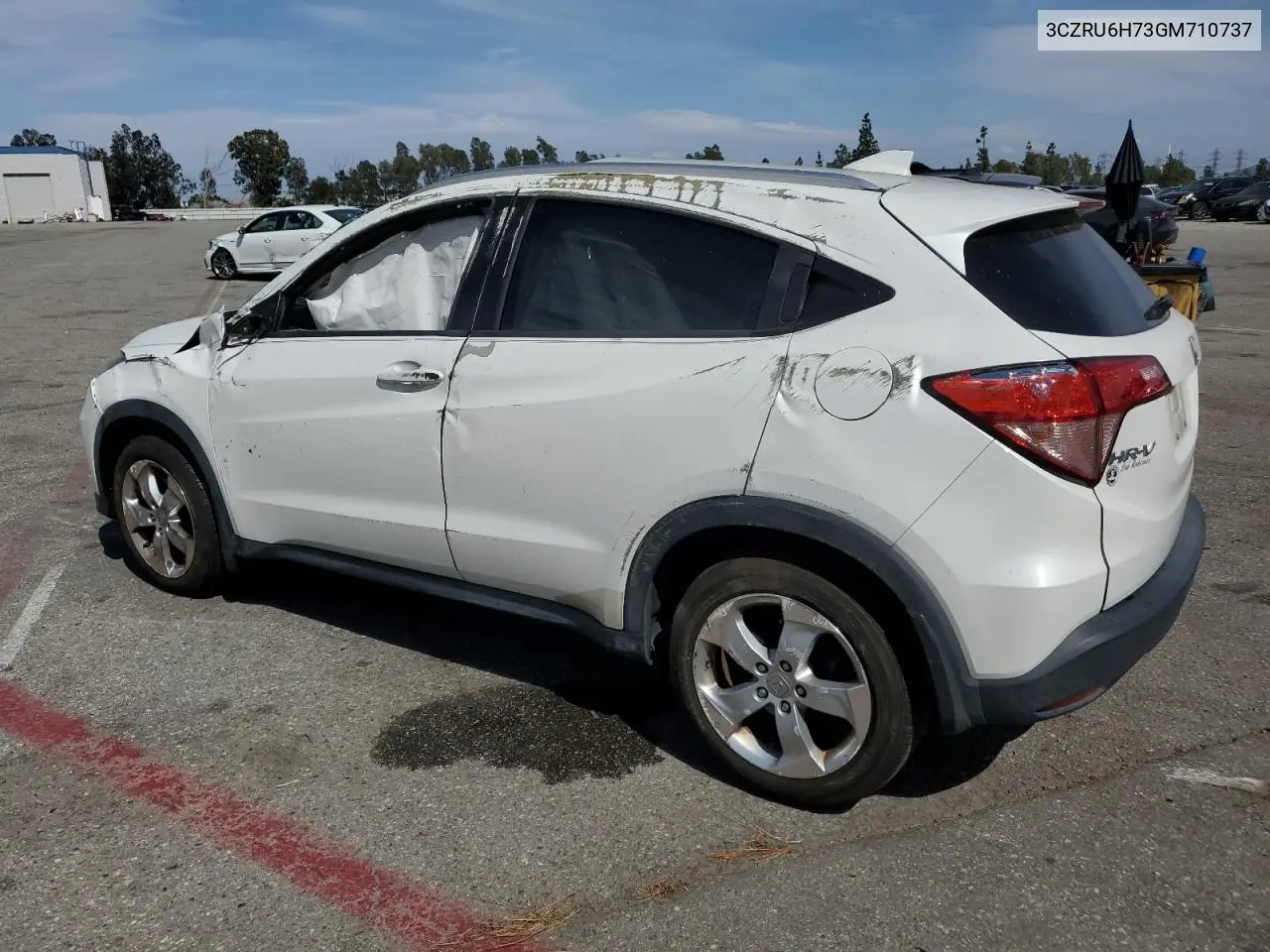 2016 Honda Hr-V Exl VIN: 3CZRU6H73GM710737 Lot: 56608625
