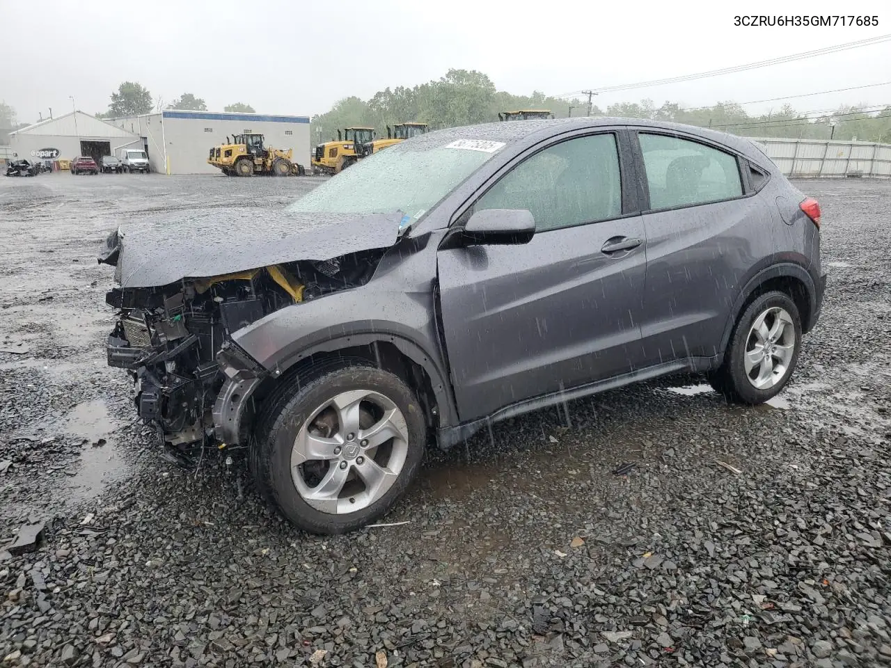 2016 Honda Hr-V Lx VIN: 3CZRU6H35GM717685 Lot: 56775205