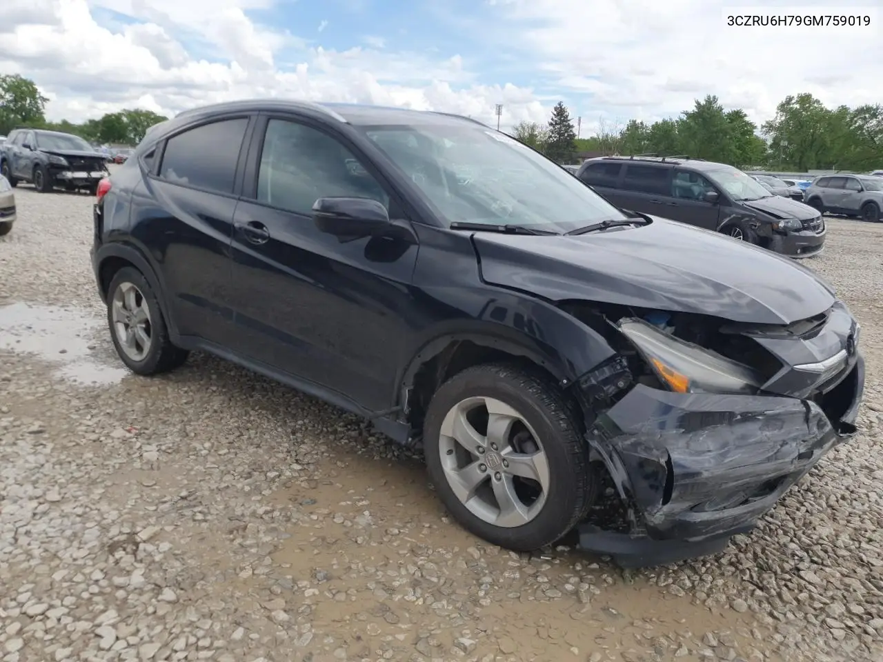 2016 Honda Hr-V Exl VIN: 3CZRU6H79GM759019 Lot: 56967685
