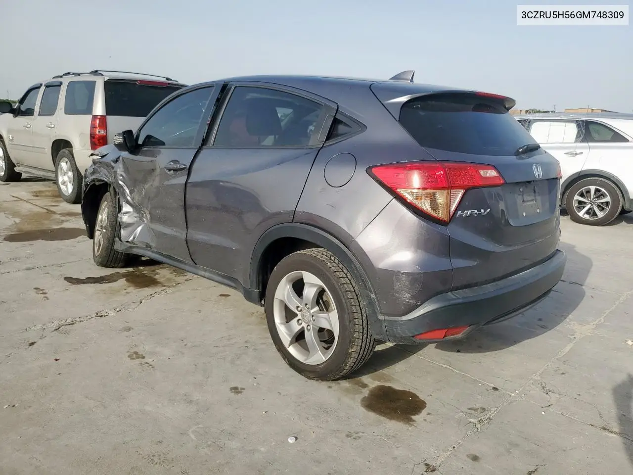 2016 Honda Hr-V Ex VIN: 3CZRU5H56GM748309 Lot: 56988555