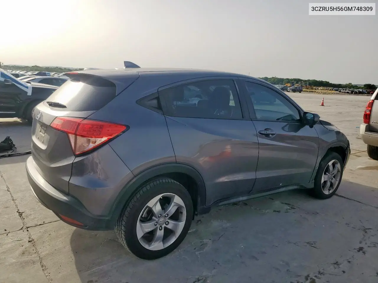 2016 Honda Hr-V Ex VIN: 3CZRU5H56GM748309 Lot: 56988555
