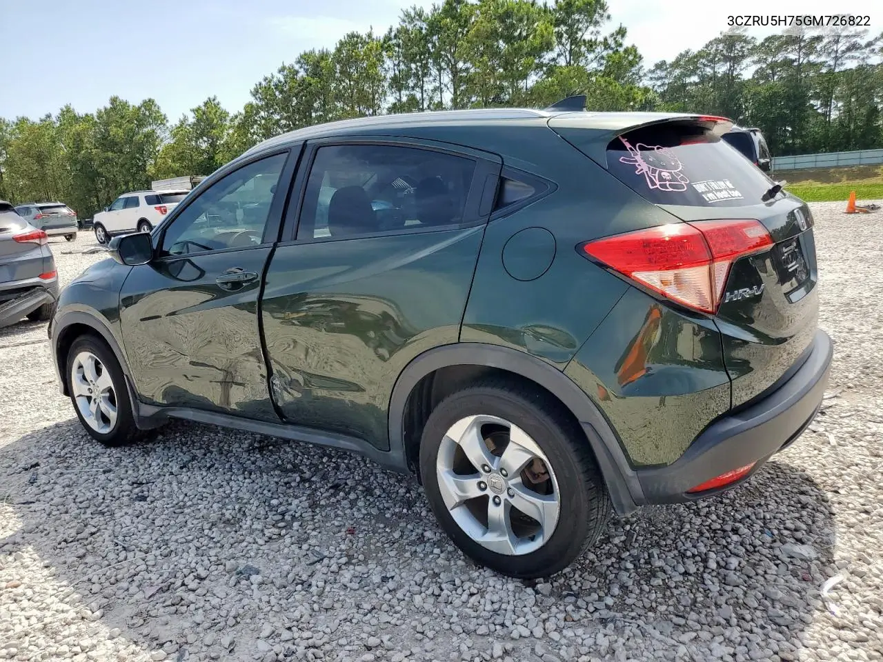 2016 Honda Hr-V Exl VIN: 3CZRU5H75GM726822 Lot: 56994265