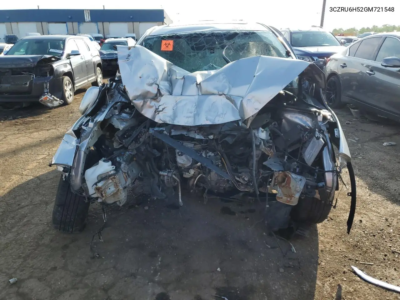 2016 Honda Hr-V Ex VIN: 3CZRU6H52GM721548 Lot: 57177985