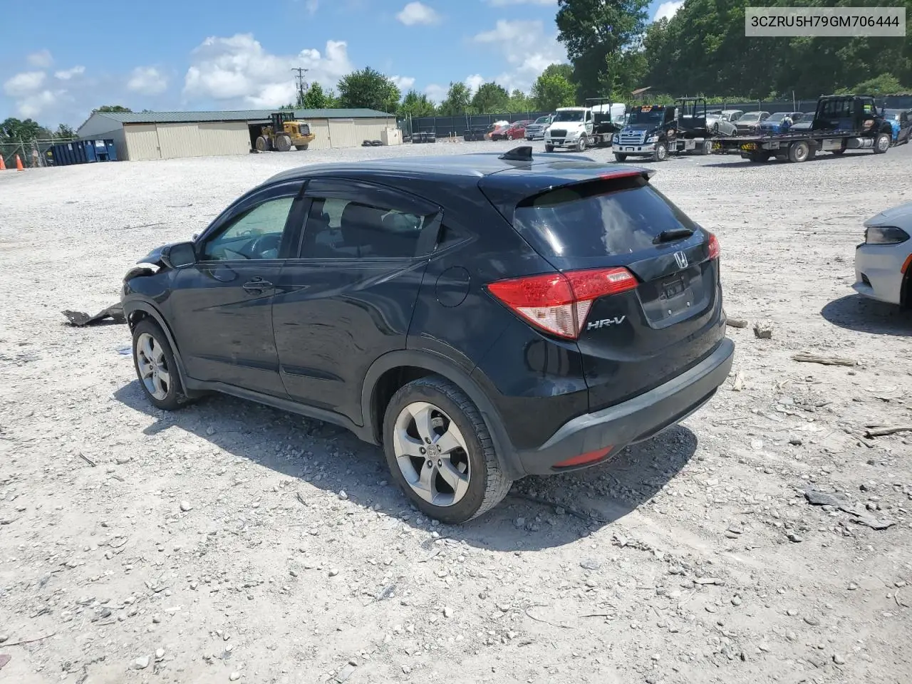 2016 Honda Hr-V Exl VIN: 3CZRU5H79GM706444 Lot: 61178985