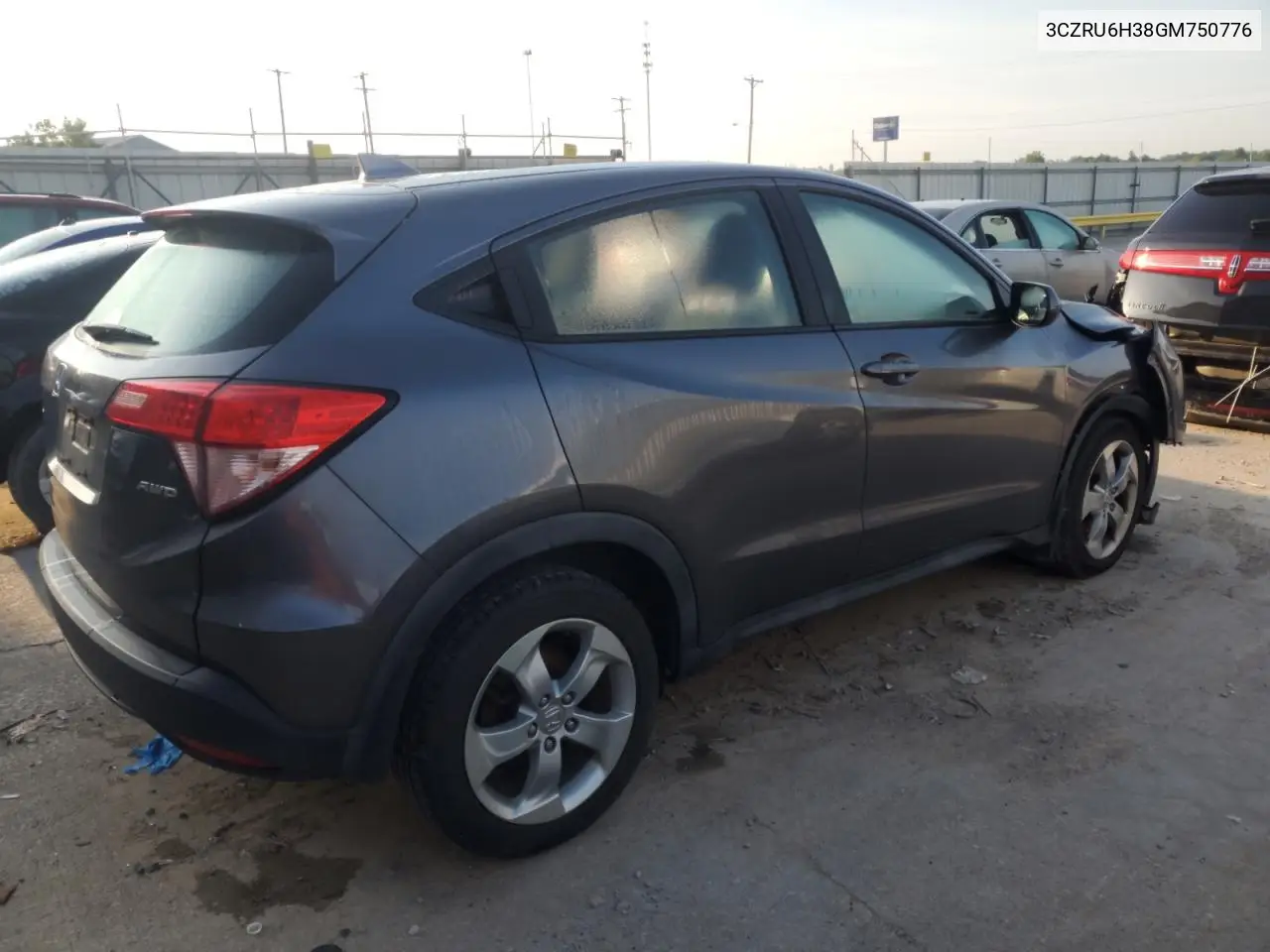 2016 Honda Hr-V Lx VIN: 3CZRU6H38GM750776 Lot: 61599745