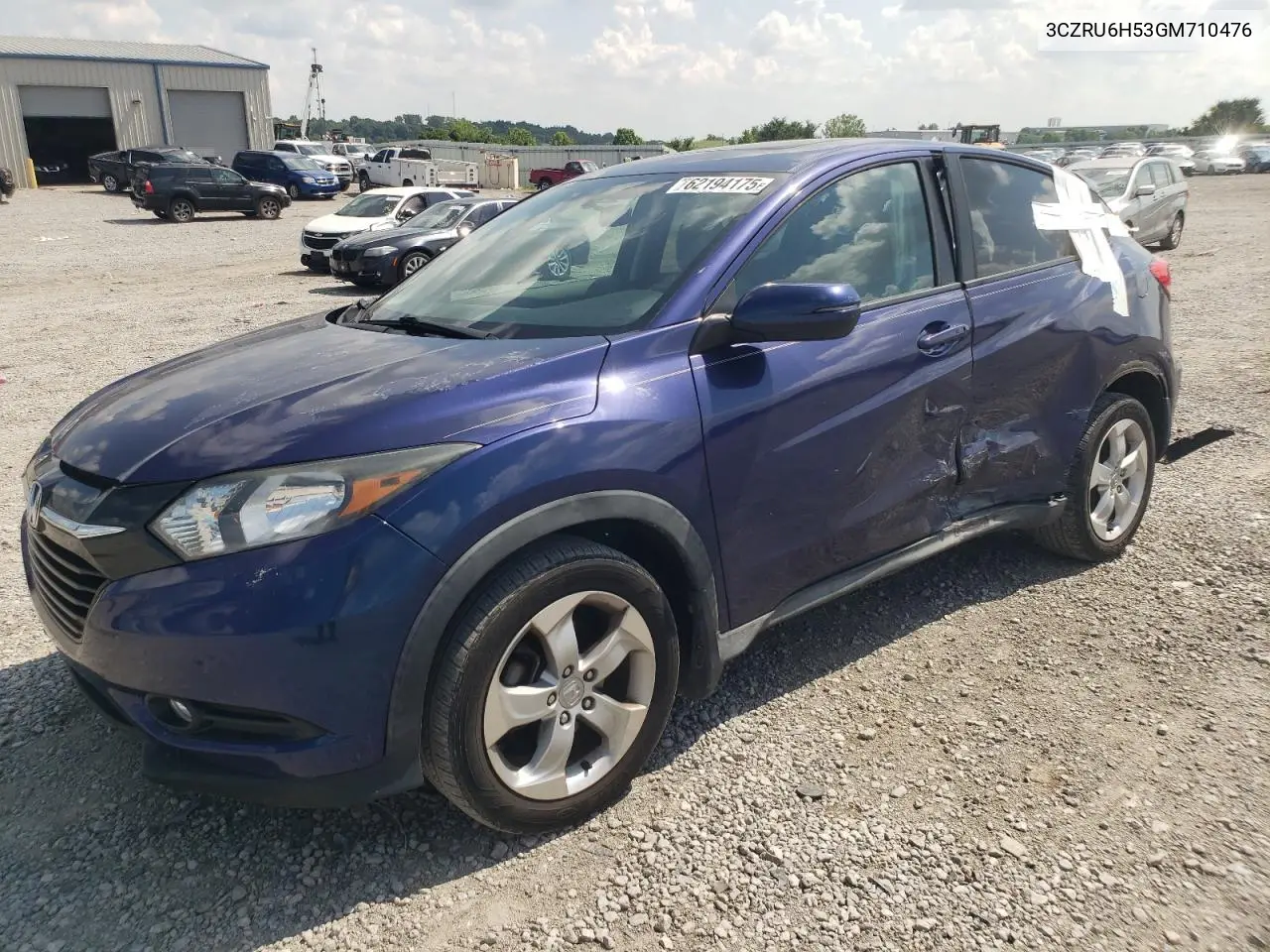 2016 Honda Hr-V Ex VIN: 3CZRU6H53GM710476 Lot: 62194175