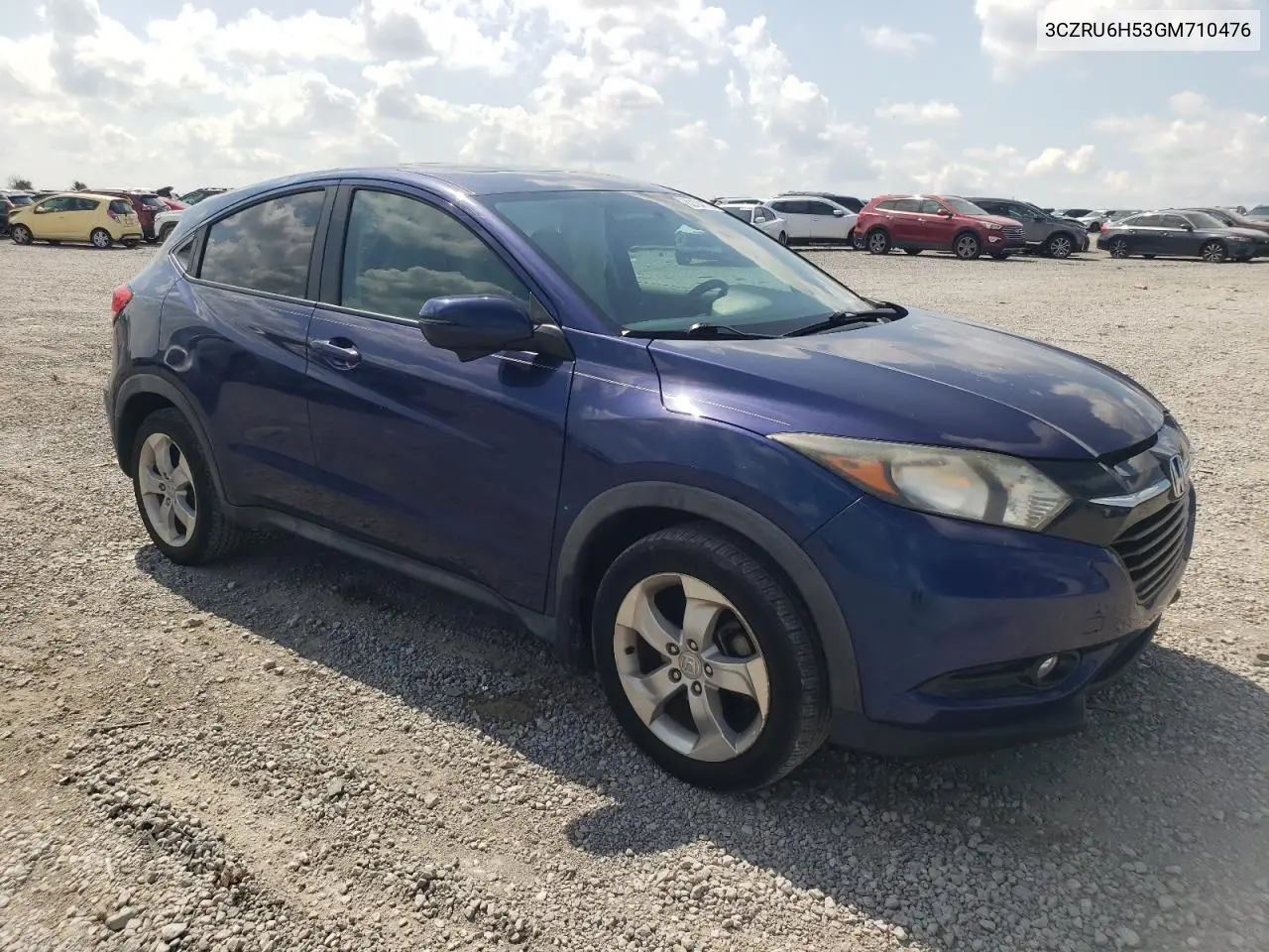 2016 Honda Hr-V Ex VIN: 3CZRU6H53GM710476 Lot: 62194175