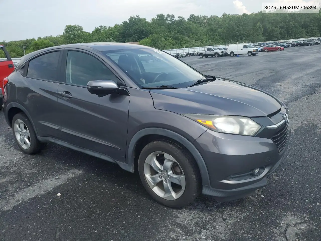 2016 Honda Hr-V Ex VIN: 3CZRU6H53GM706394 Lot: 62355695