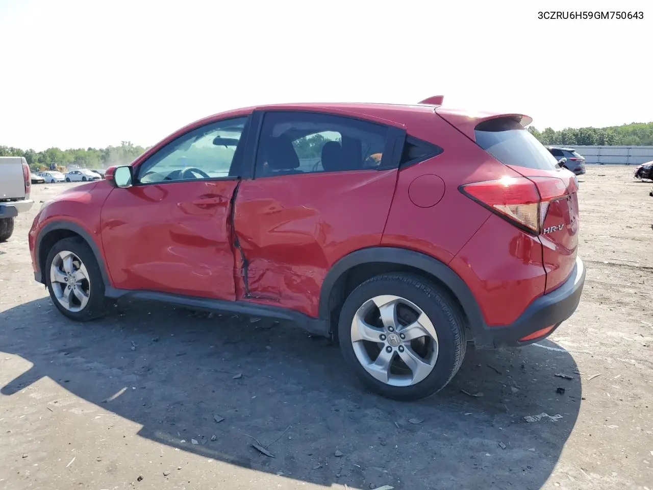 2016 Honda Hr-V Ex VIN: 3CZRU6H59GM750643 Lot: 62570925