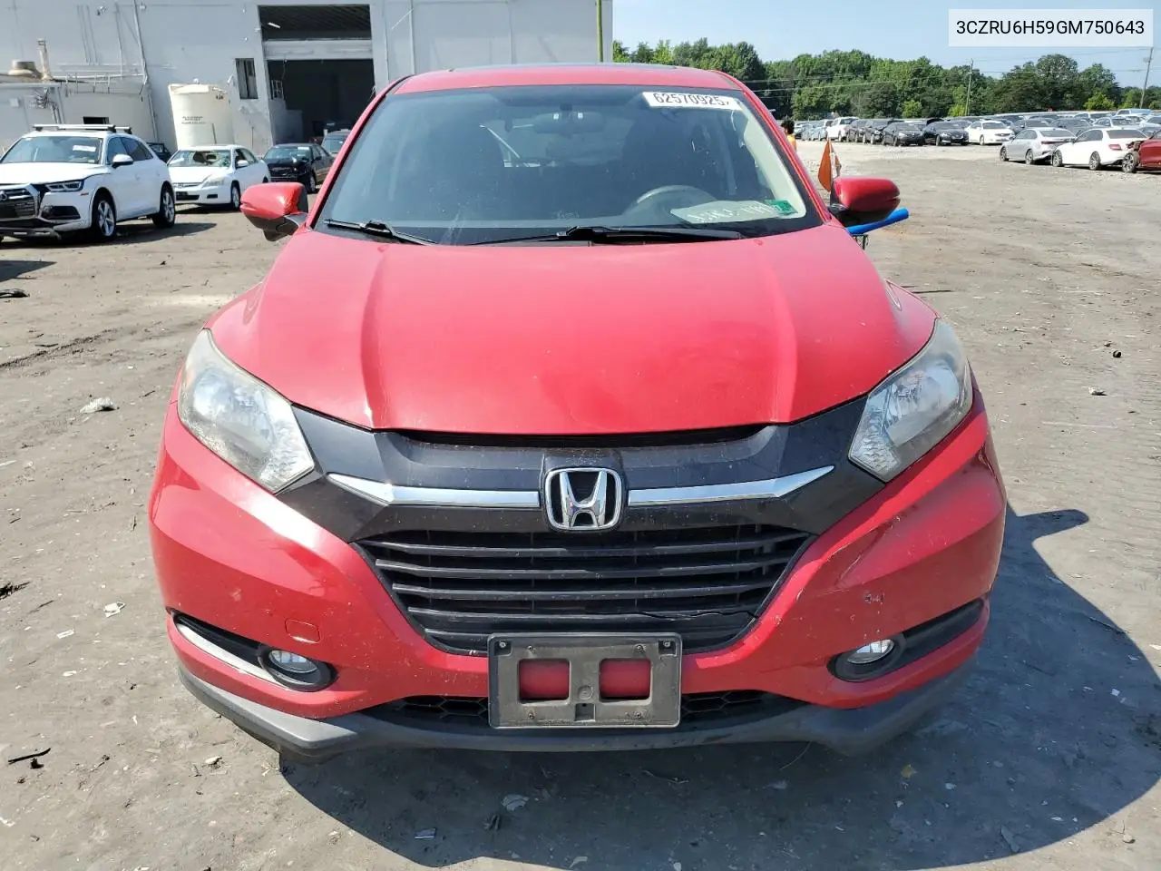 2016 Honda Hr-V Ex VIN: 3CZRU6H59GM750643 Lot: 62570925
