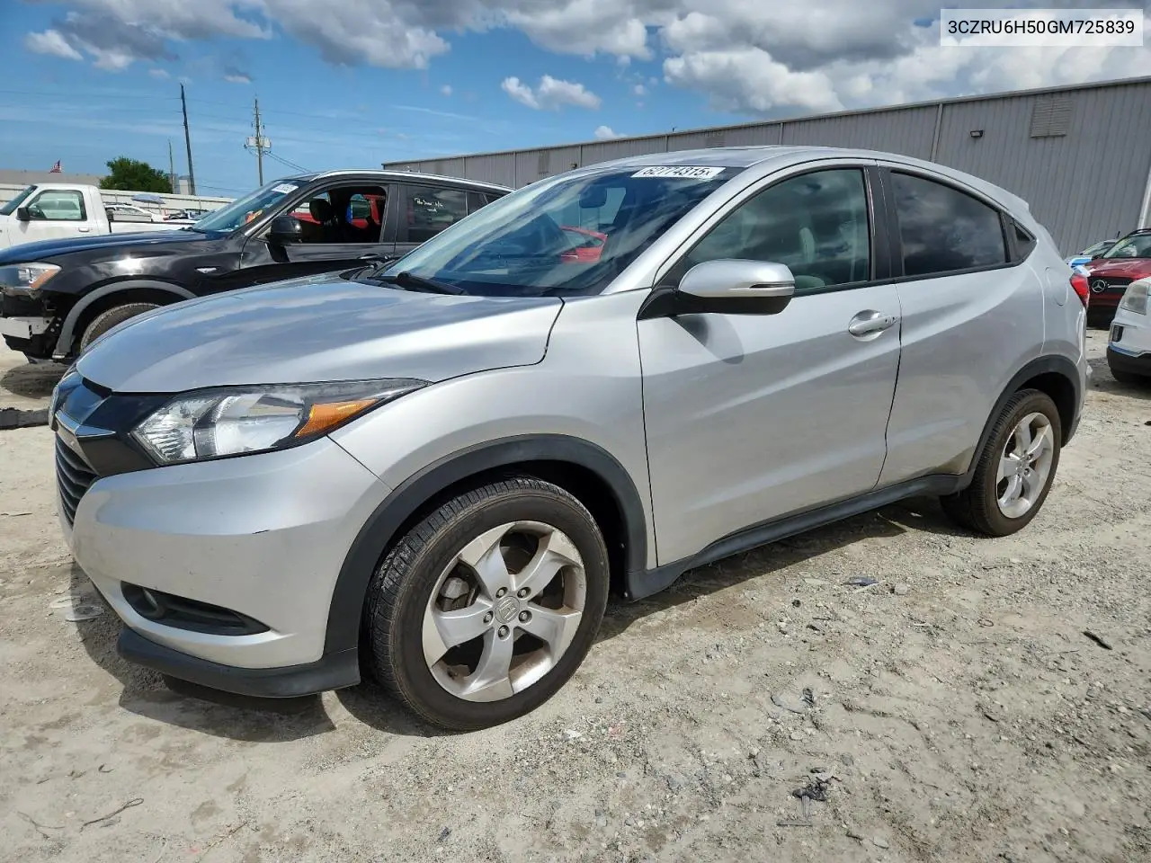 2016 Honda Hr-V Ex VIN: 3CZRU6H50GM725839 Lot: 62774315