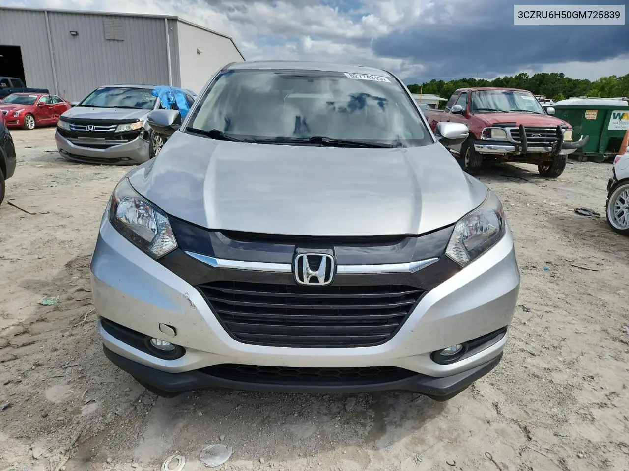 2016 Honda Hr-V Ex VIN: 3CZRU6H50GM725839 Lot: 62774315