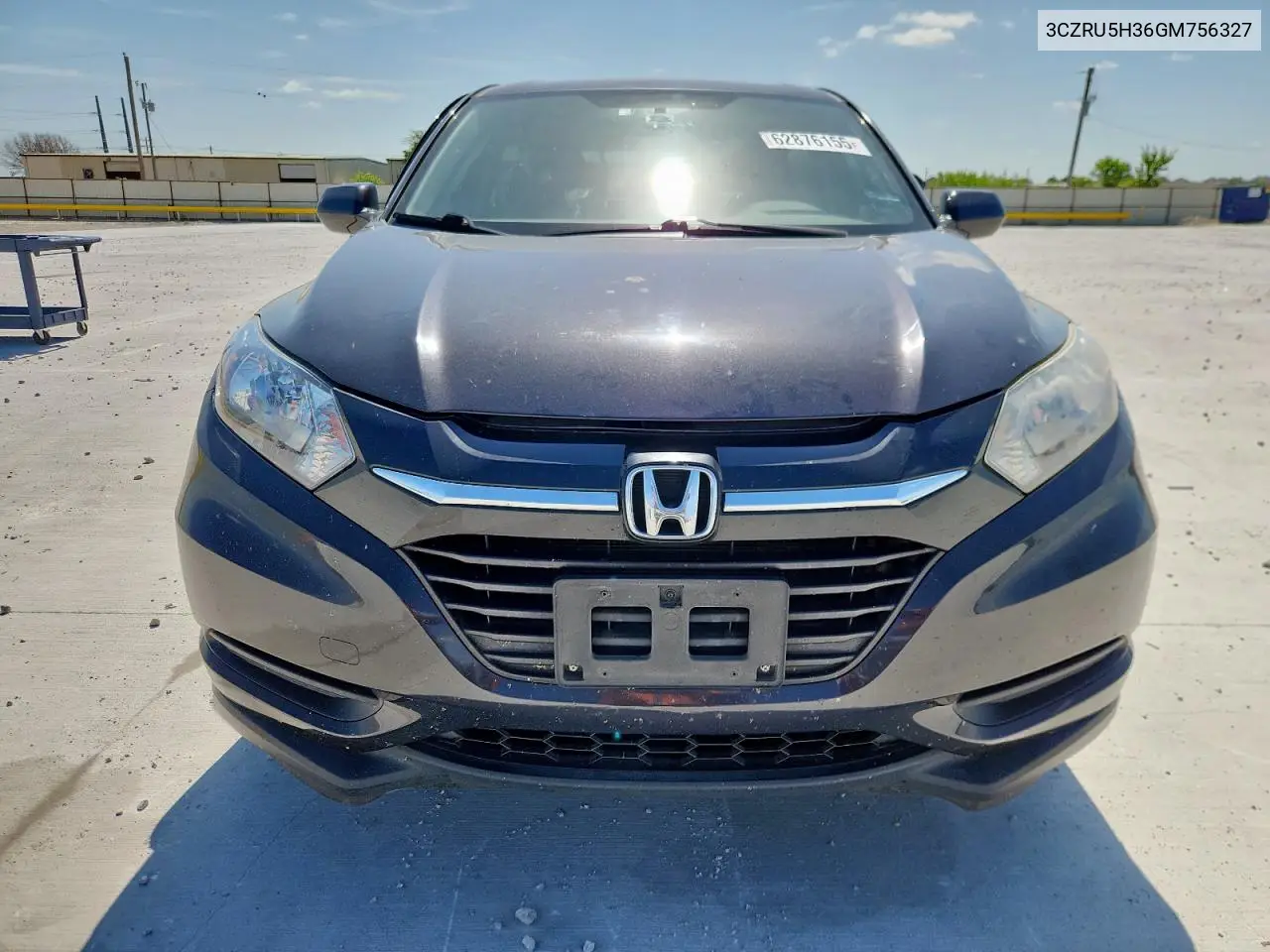 2016 Honda Hr-V Lx VIN: 3CZRU5H36GM756327 Lot: 62876155
