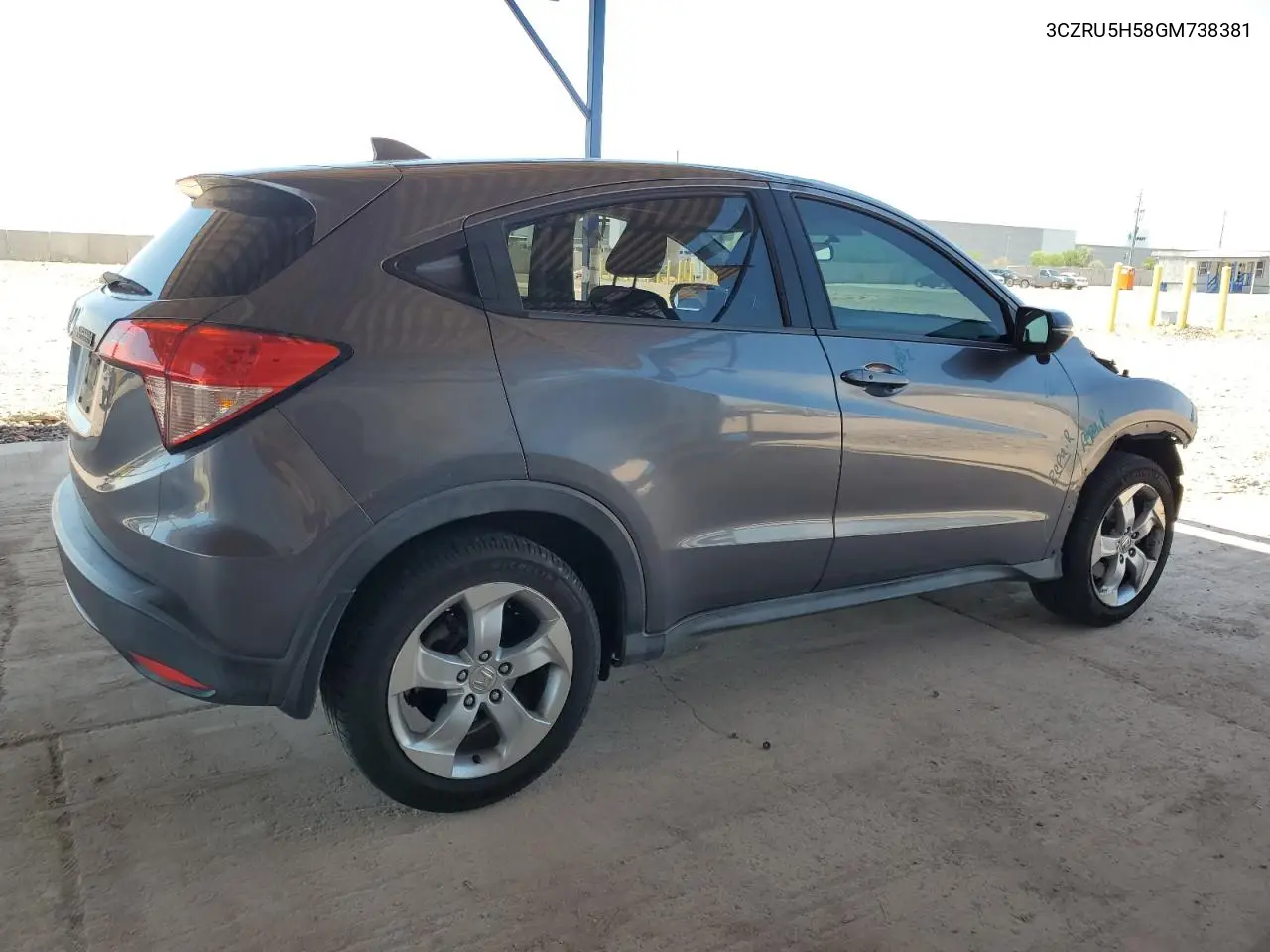 2016 Honda Hr-V Ex VIN: 3CZRU5H58GM738381 Lot: 62906445