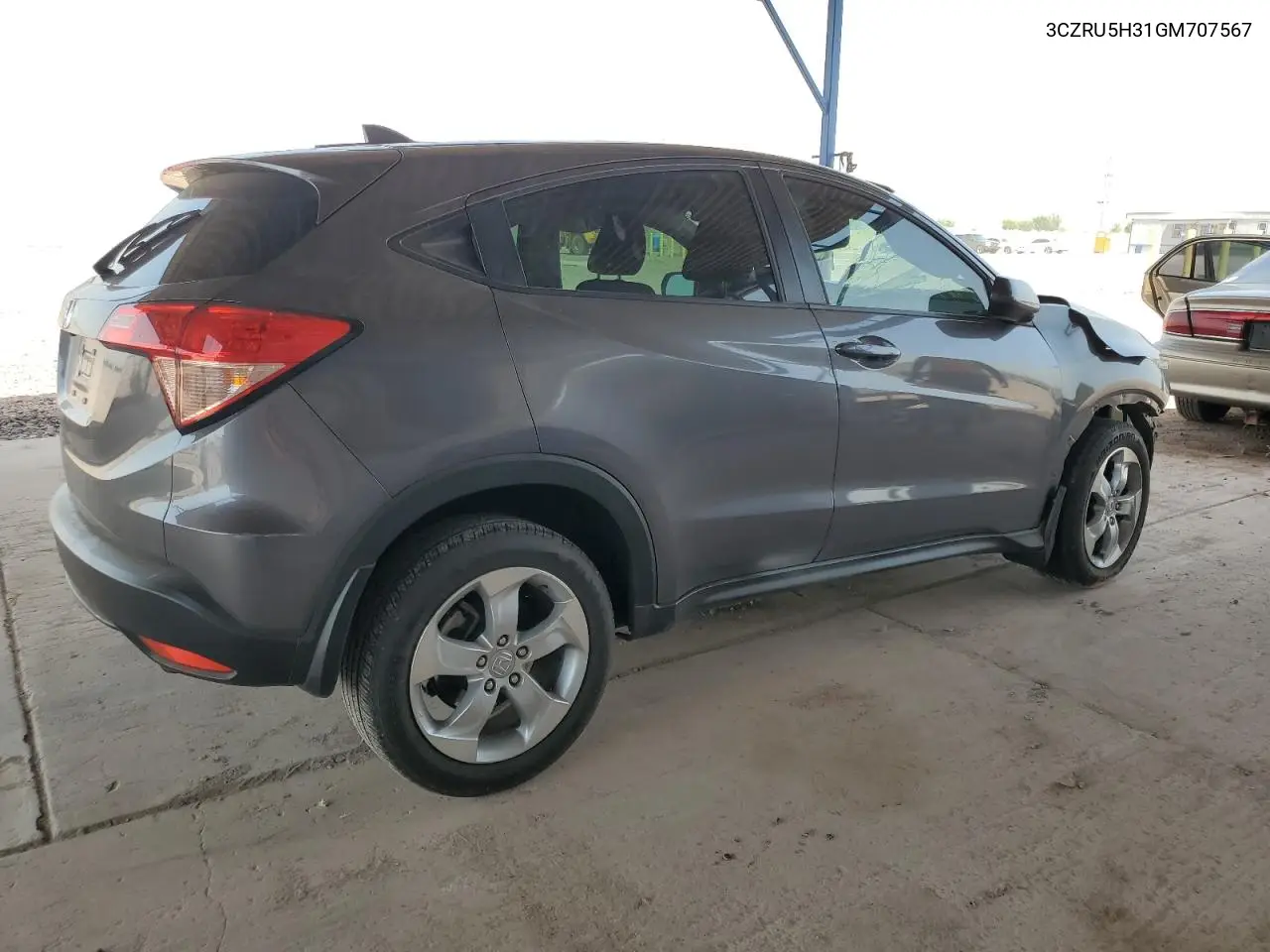 2016 Honda Hr-V Lx VIN: 3CZRU5H31GM707567 Lot: 63100145