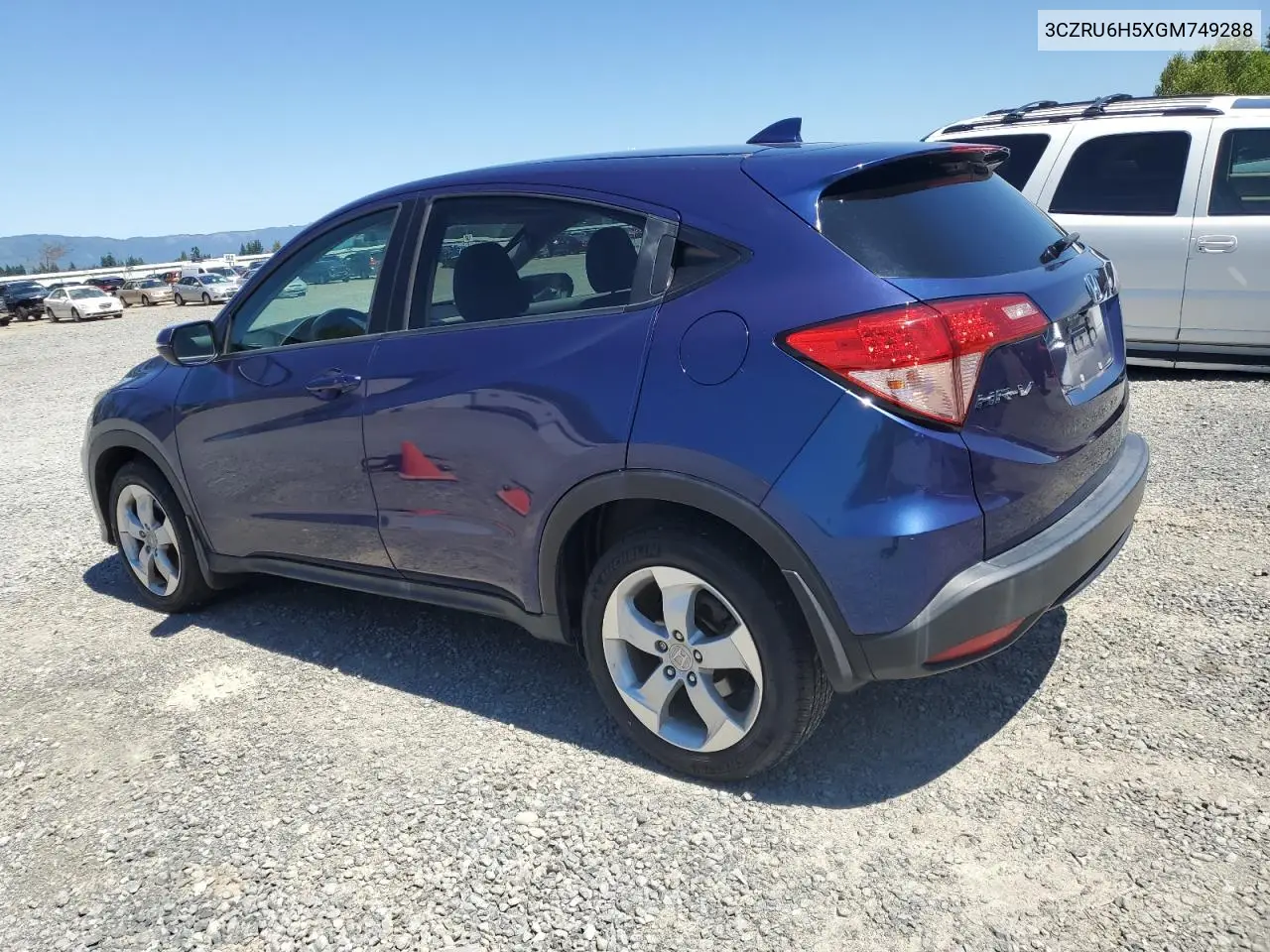 2016 Honda Hr-V Ex VIN: 3CZRU6H5XGM749288 Lot: 63345265