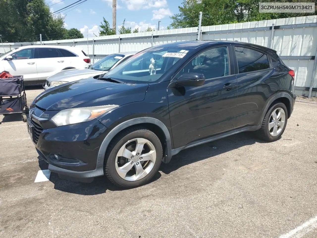 2016 Honda Hr-V Ex VIN: 3CZRU6H54GM713421 Lot: 63626715