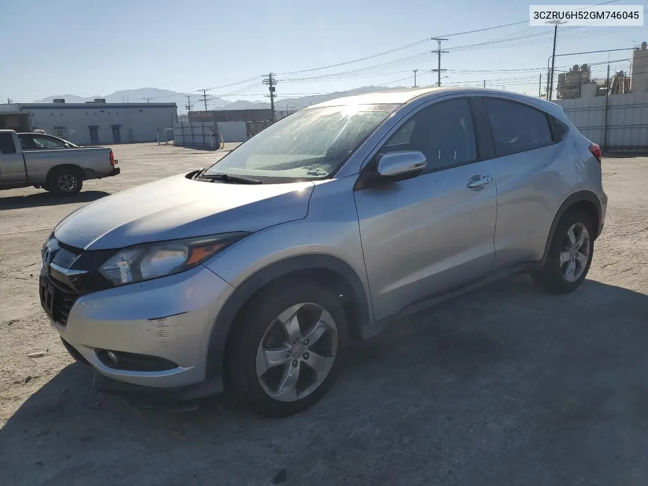 2016 Honda Hr-V Ex VIN: 3CZRU6H52GM746045 Lot: 64023565