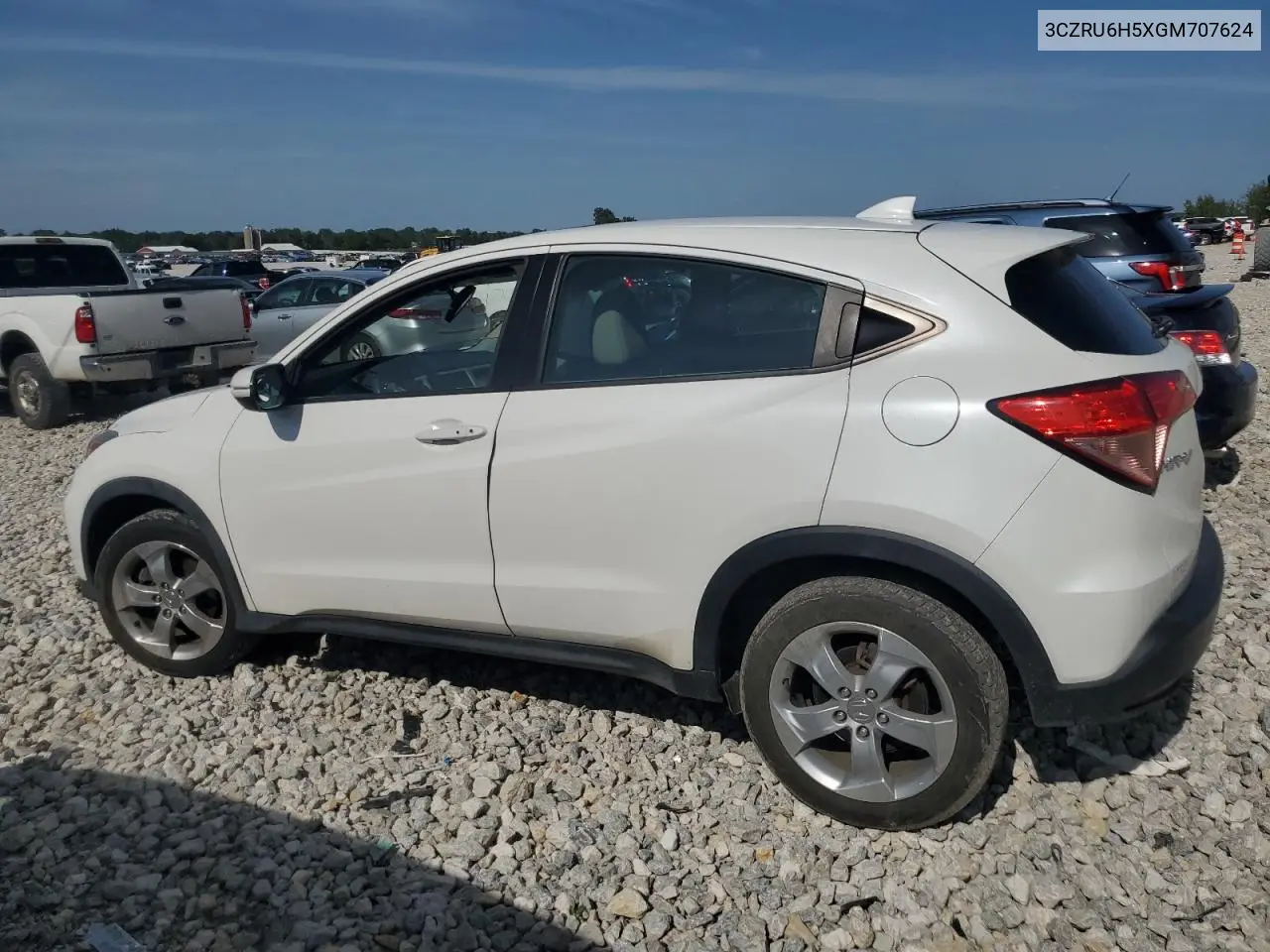 2016 Honda Hr-V Ex VIN: 3CZRU6H5XGM707624 Lot: 64178035