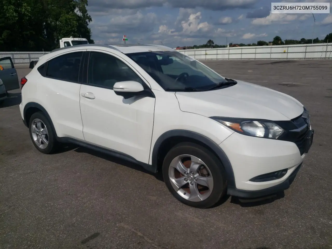 2016 Honda Hr-V Exl VIN: 3CZRU6H72GM755099 Lot: 64900355