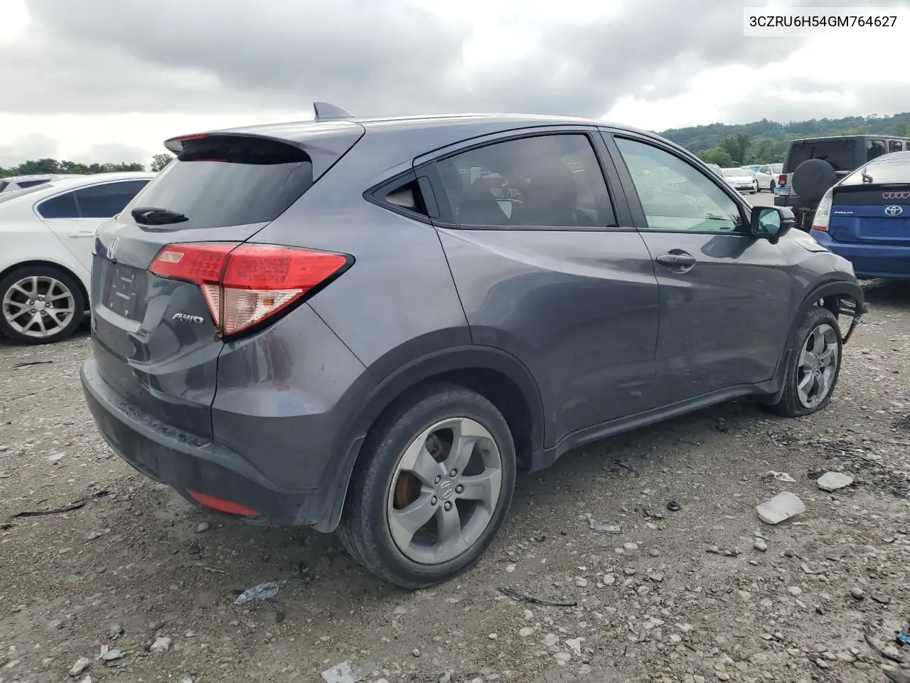 2016 Honda Hr-V Ex VIN: 3CZRU6H54GM764627 Lot: 65005335