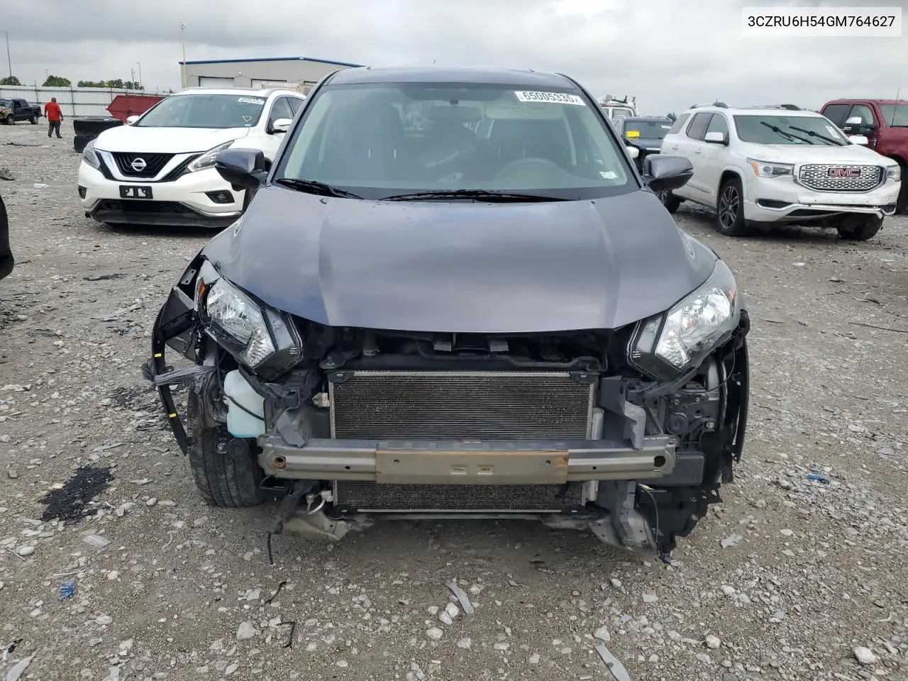 2016 Honda Hr-V Ex VIN: 3CZRU6H54GM764627 Lot: 65005335