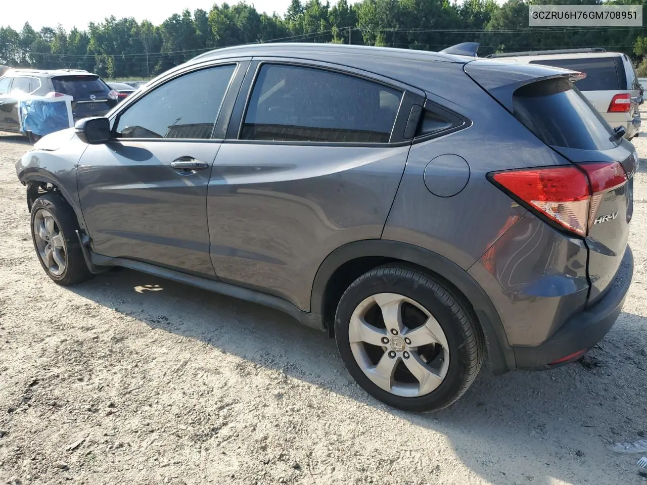 2016 Honda Hr-V Exl VIN: 3CZRU6H76GM708951 Lot: 65072595