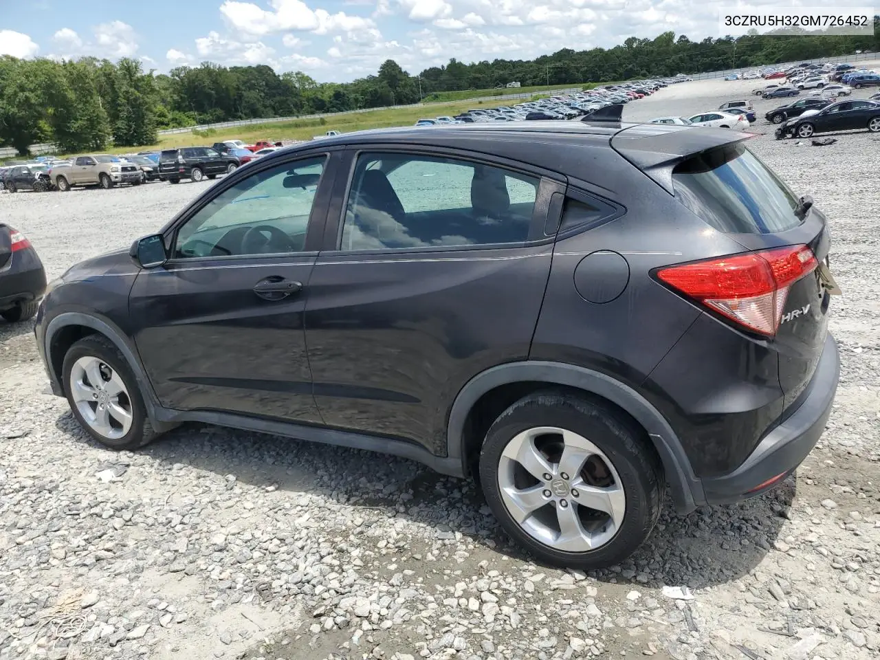 2016 Honda Hr-V Lx VIN: 3CZRU5H32GM726452 Lot: 65359065
