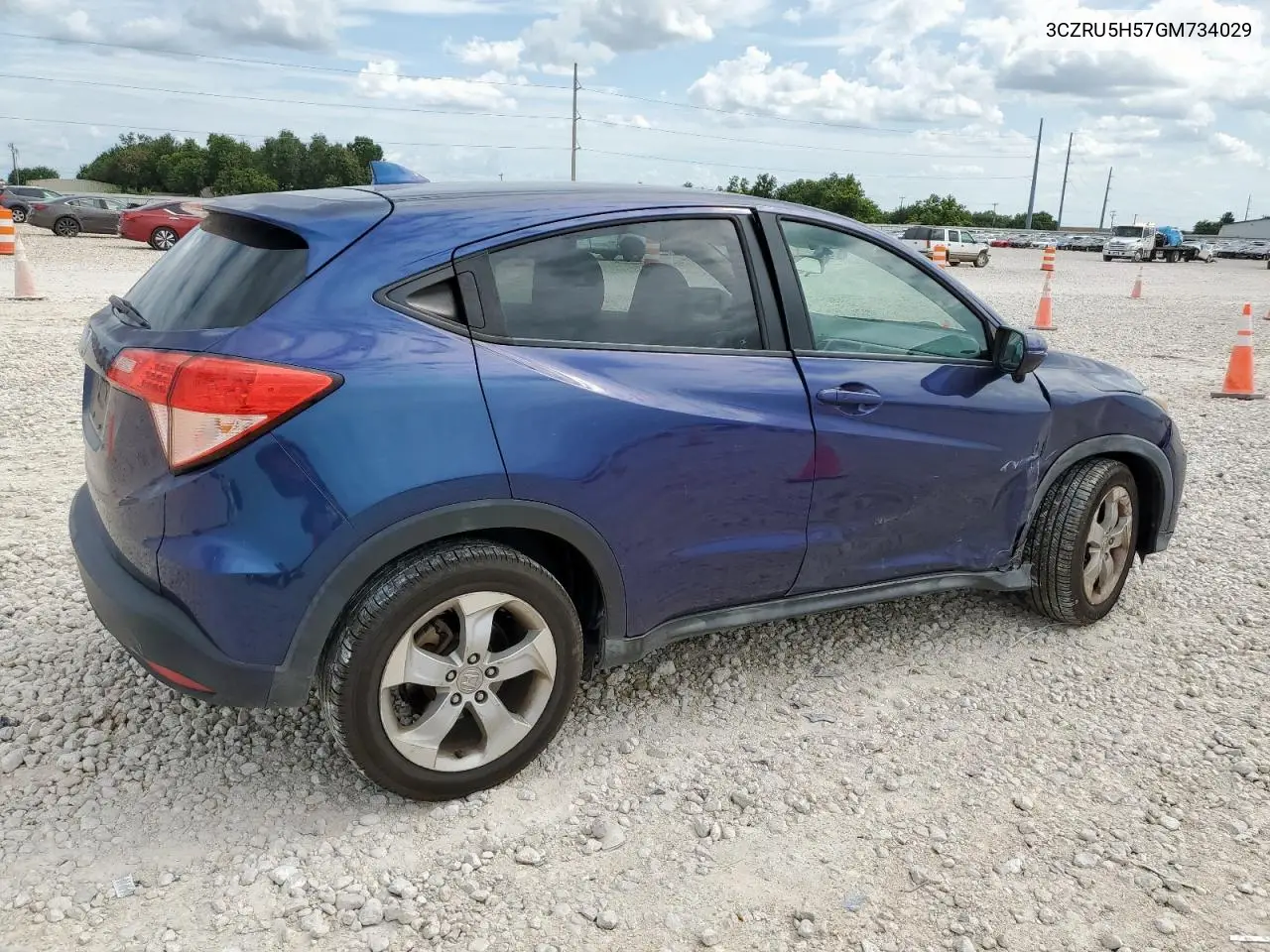 2016 Honda Hr-V Ex VIN: 3CZRU5H57GM734029 Lot: 65445915