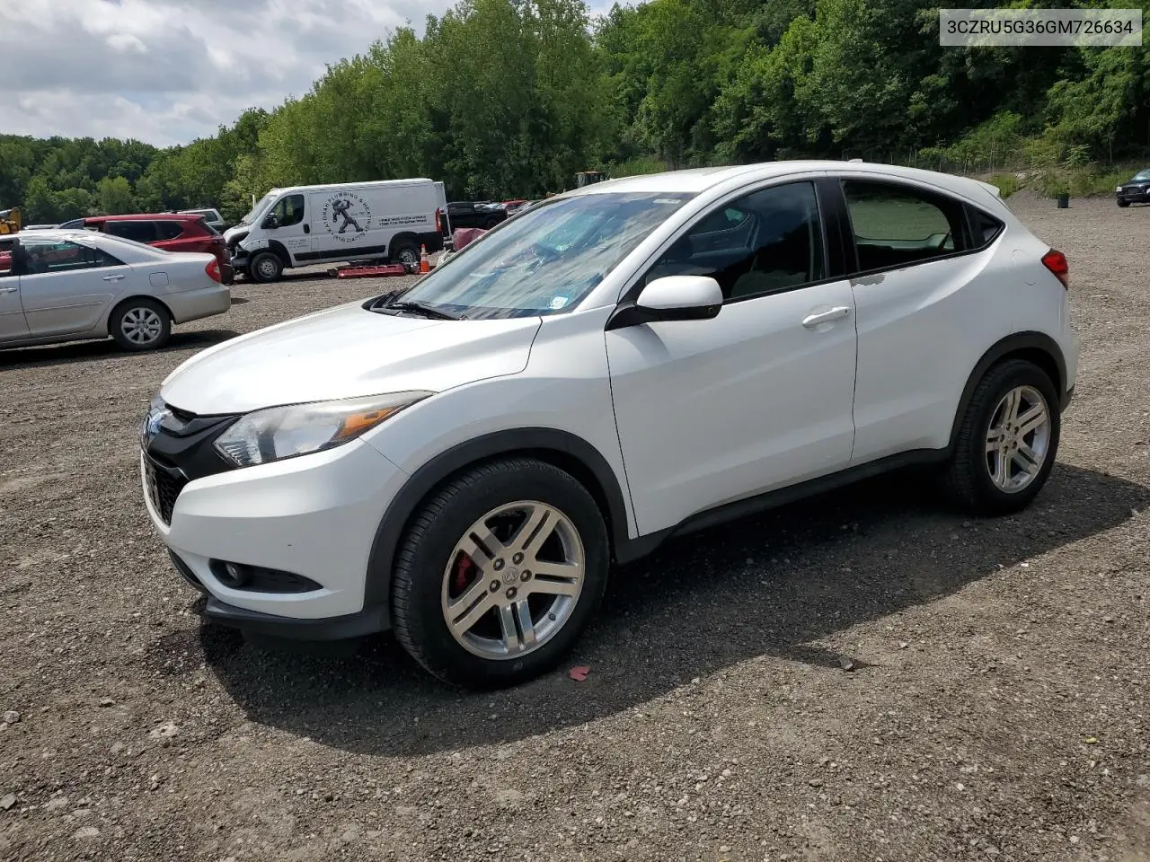 2016 Honda Hr-V Lx VIN: 3CZRU5G36GM726634 Lot: 65465875