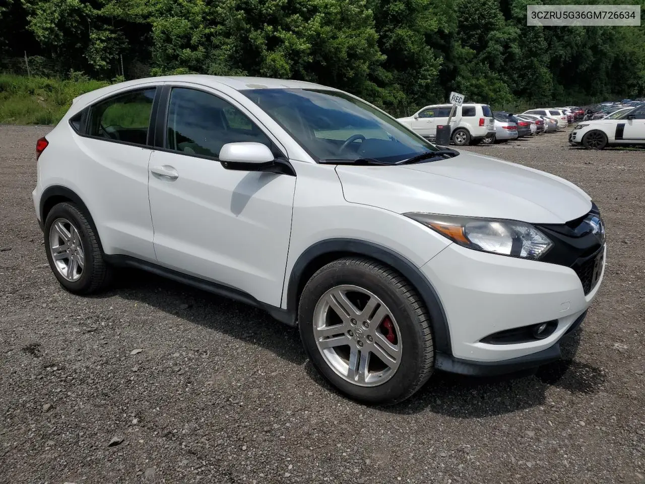 2016 Honda Hr-V Lx VIN: 3CZRU5G36GM726634 Lot: 65465875