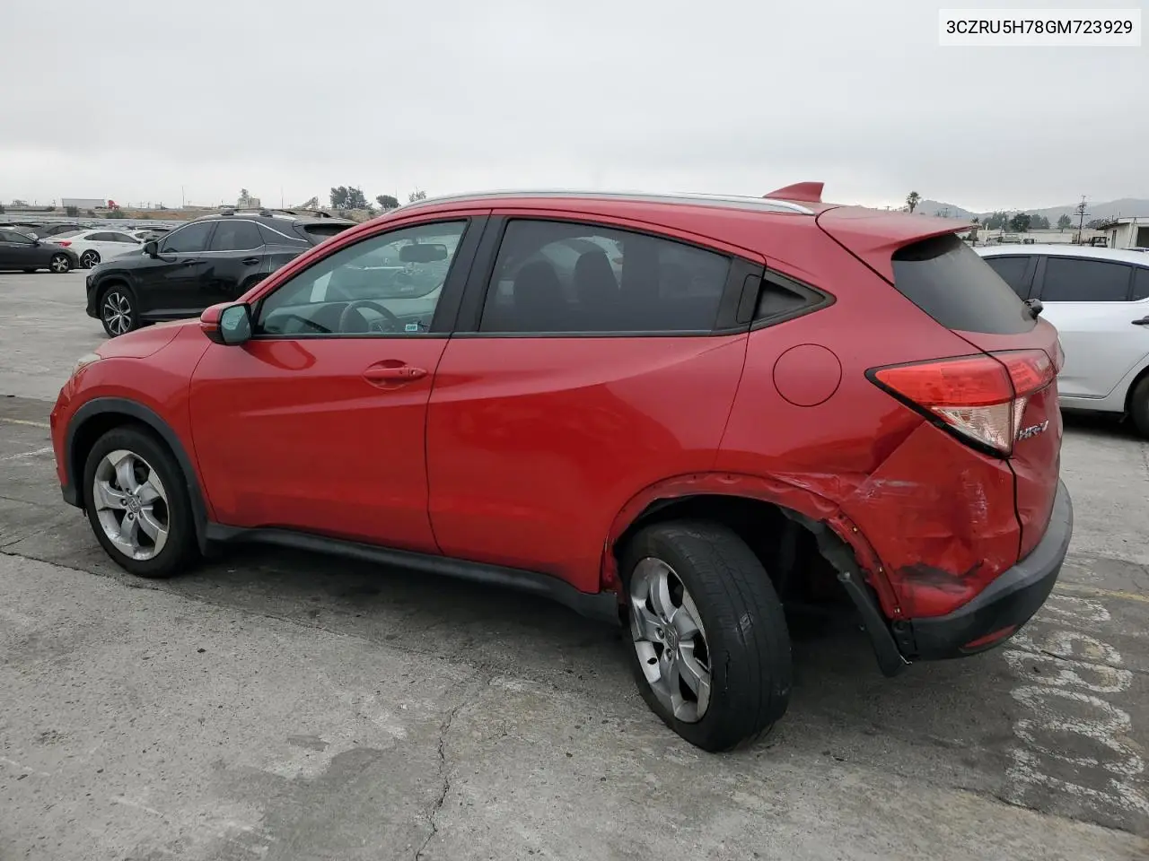 2016 Honda Hr-V Exl VIN: 3CZRU5H78GM723929 Lot: 66185765